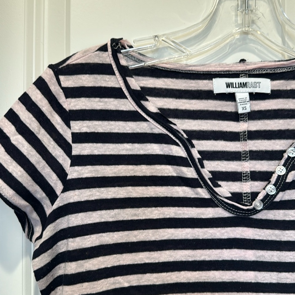 3 for $15! William Rast striped t-shirt, XS